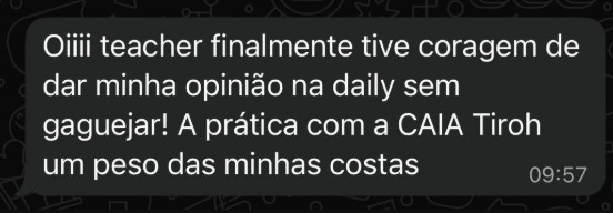 Depoimento de aluno 2